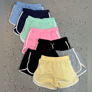 Bundle of 8 girls size L (10/12) sport shorts